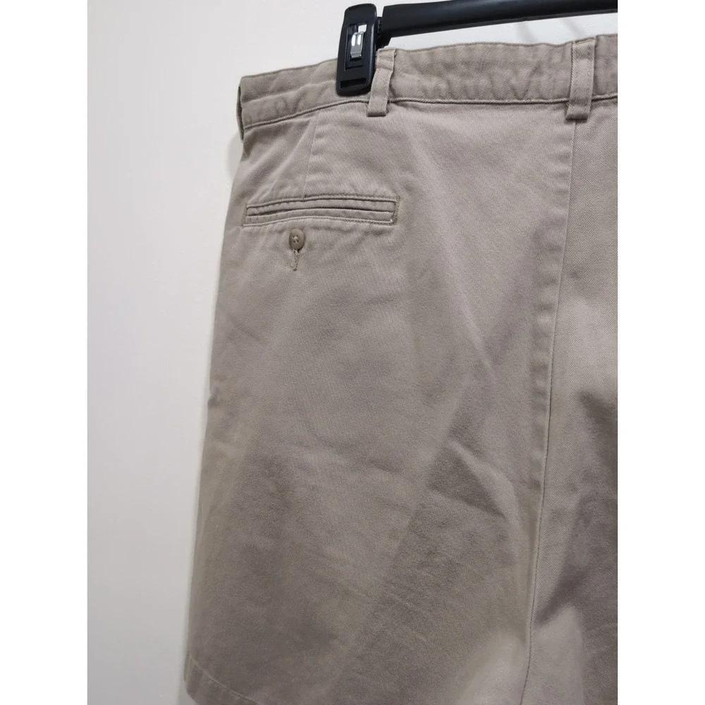 Vintage 90s Polo Ralph Lauren Andrew Pleated Chino Shorts 40 Khaki Tan Mens Y2K